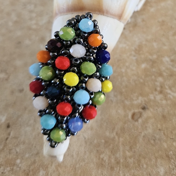 Handmade beaded ring - Picture 5 of 7
